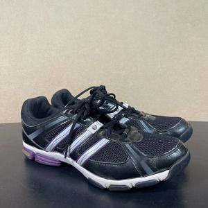 adidas Black and Purple Women's Sneakers